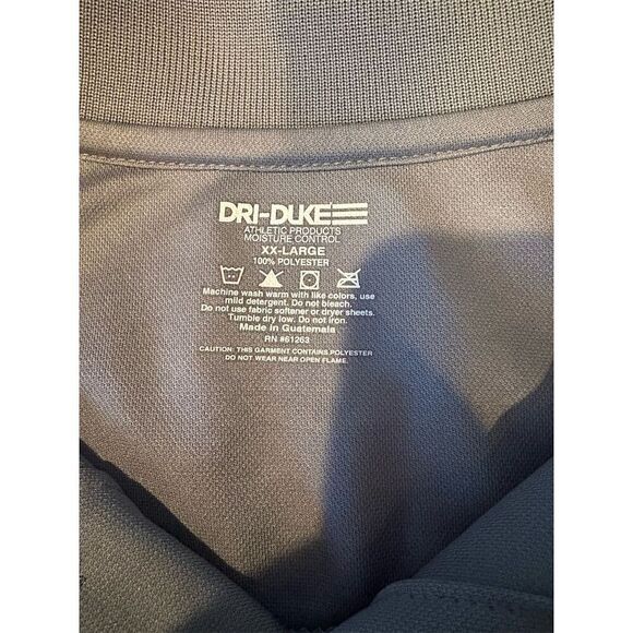 Dri Duke Men's 2XL Gray Polo Shirt US Air Force Embroidered Emblem - Picture 5 of 6